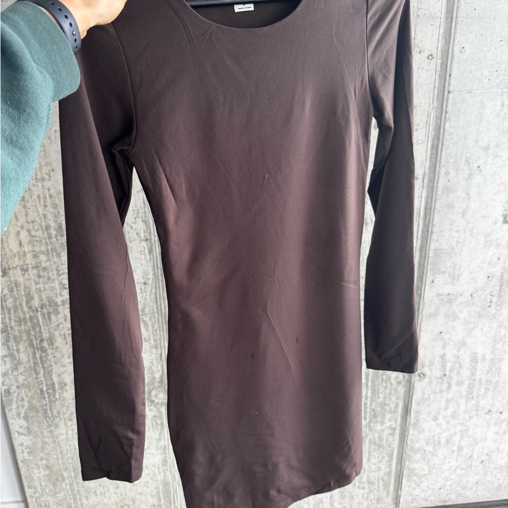 Babaton contour dress - brown